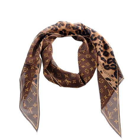 louis vuitton monogram scarf replica uk|louis vuitton animal print scarf.